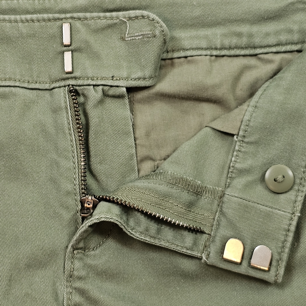 Loft Olive Green Straight Leg Chinos In 2 - Picture 6 of 8